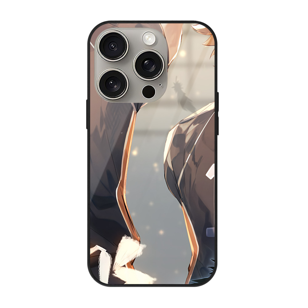 （画像用） ハイキュー!! Haikyu!! 【iPhone15Pro対応】スマホケース 耐衝撃＆黄変防止 背面ガラス