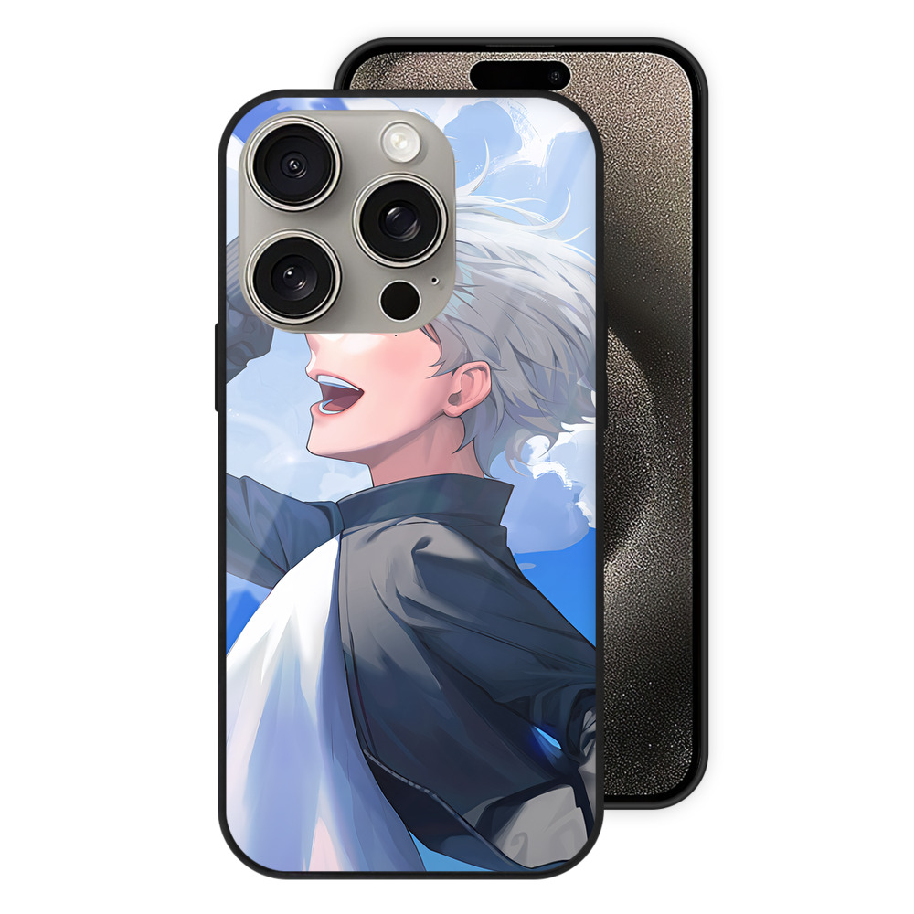 （画像用） ハイキュー!! Haikyu!! 【iPhone15Pro対応】スマホケース 耐衝撃＆黄変防止 背面ガラス