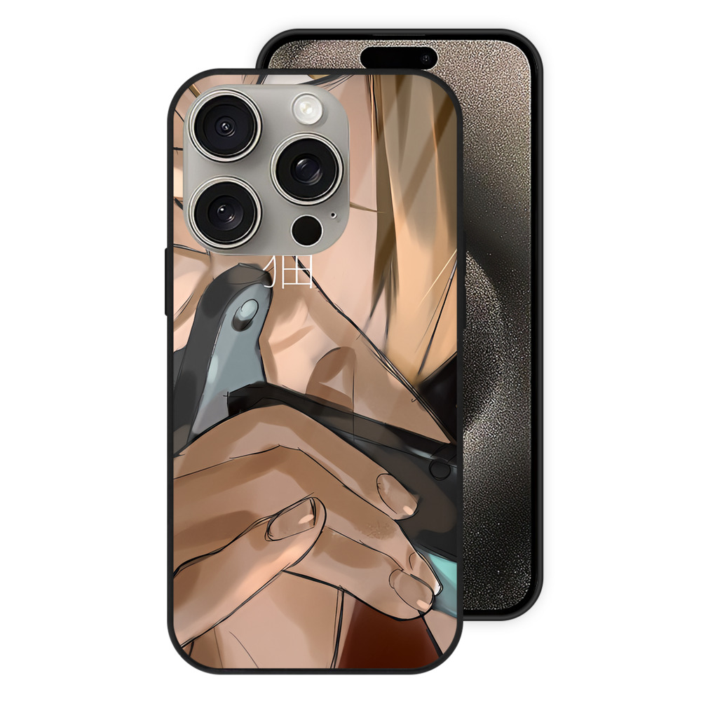 （画像用） ハイキュー!! Haikyu!! 【iPhone15Pro対応】スマホケース 耐衝撃＆黄変防止 背面ガラス