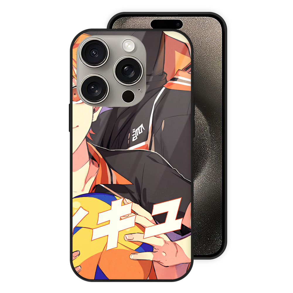 （画像用） ハイキュー!! Haikyu!! 【iPhone15Pro対応】スマホケース 耐衝撃＆黄変防止 背面ガラス