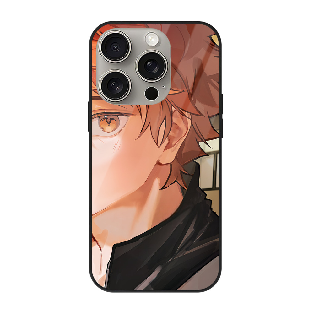 （画像用） ハイキュー!! Haikyu!! 【iPhone15Pro対応】スマホケース 耐衝撃＆黄変防止 背面ガラス