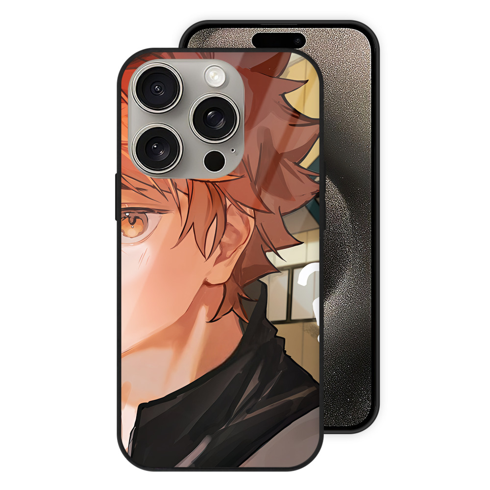 （画像用） ハイキュー!! Haikyu!! 【iPhone15Pro対応】スマホケース 耐衝撃＆黄変防止 背面ガラス