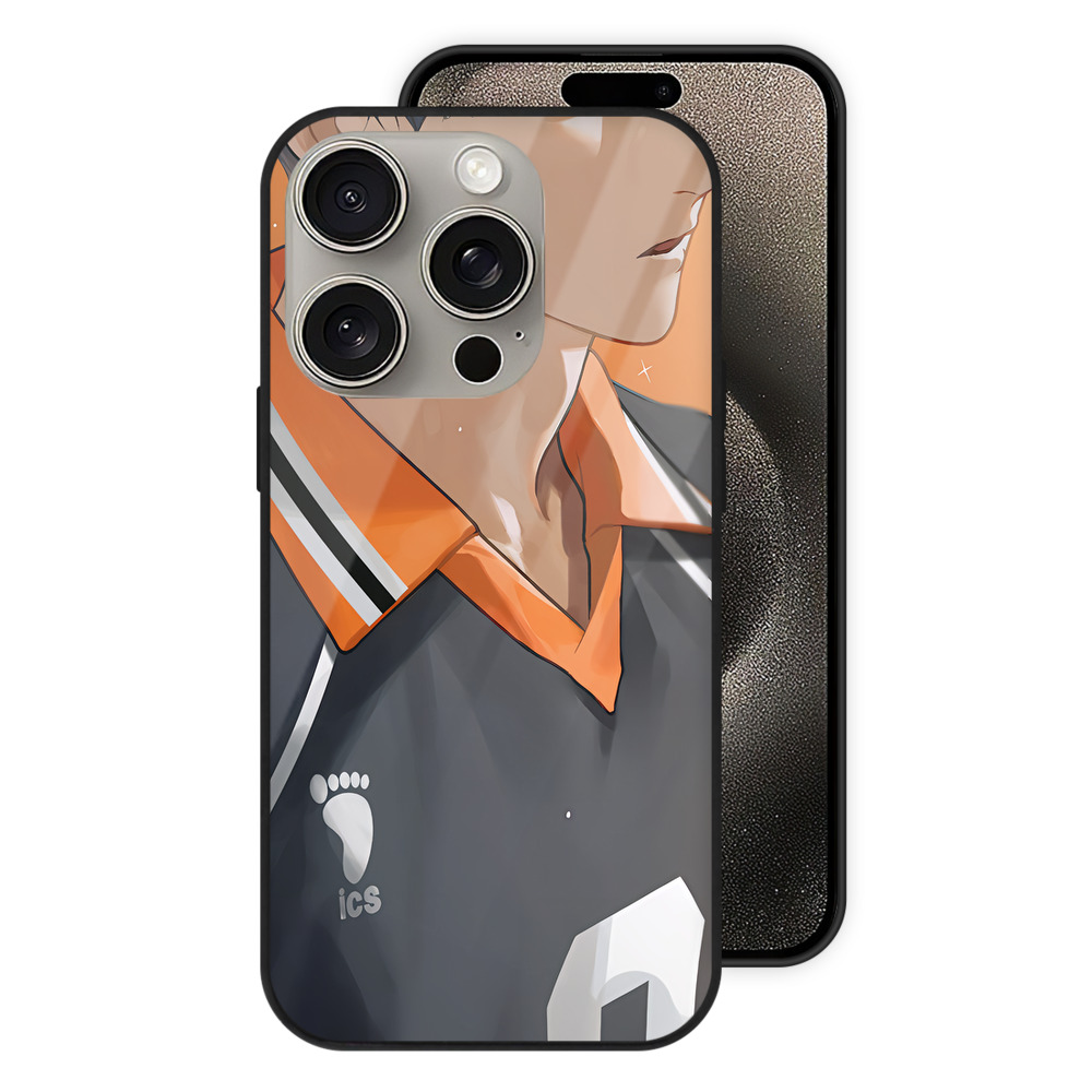 （画像用） ハイキュー!! Haikyu!! 【iPhone15Pro対応】スマホケース 耐衝撃＆黄変防止 背面ガラス