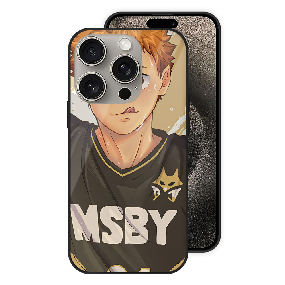 （画像用） ハイキュー!! Haikyu!! 【iPhone15Pro対応】スマホケース 耐衝撃＆黄変防止 背面ガラス