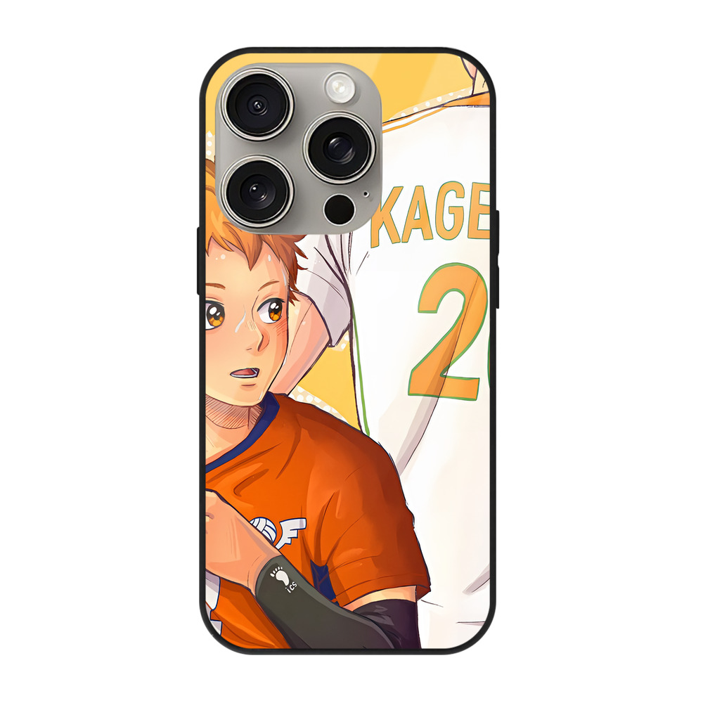 （画像用） ハイキュー!! Haikyu!! 【iPhone15Pro対応】スマホケース 耐衝撃＆黄変防止 背面ガラス