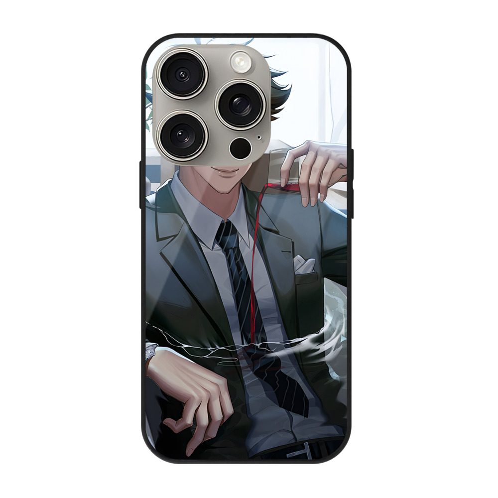 （画像用） ハイキュー!! Haikyu!! 【iPhone15Pro対応】スマホケース 耐衝撃＆黄変防止 背面ガラス