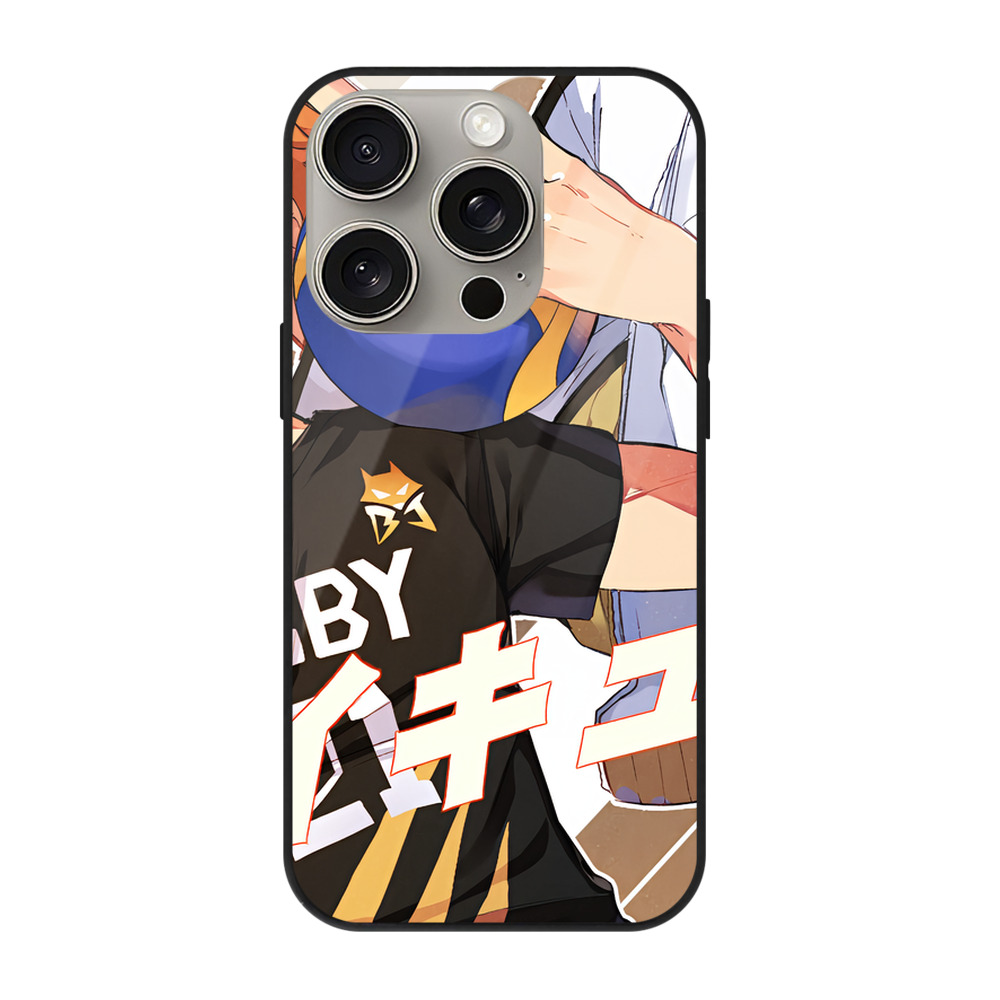 （画像用） ハイキュー!! Haikyu!! 【iPhone15Pro対応】スマホケース 耐衝撃＆黄変防止 背面ガラス