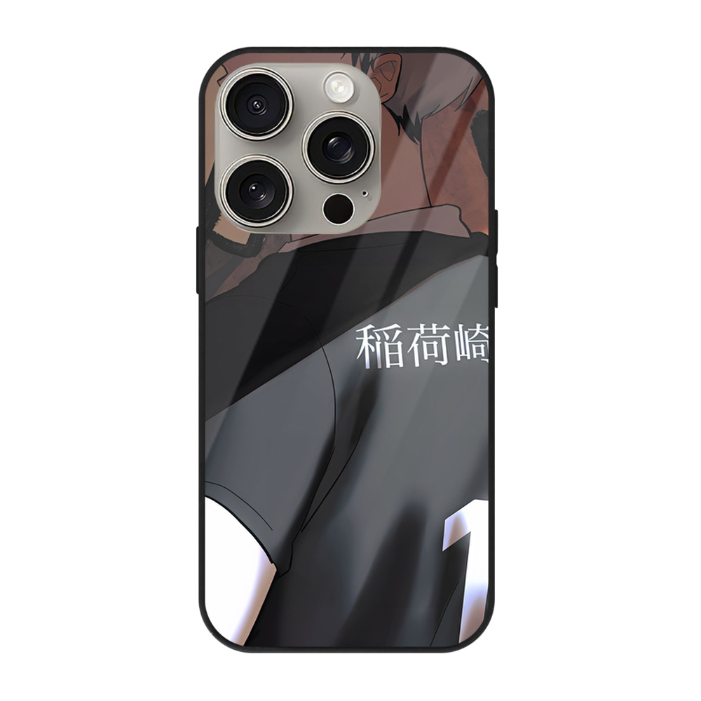 （画像用） ハイキュー!! Haikyu!! 【iPhone15Pro対応】スマホケース 耐衝撃＆黄変防止 背面ガラス