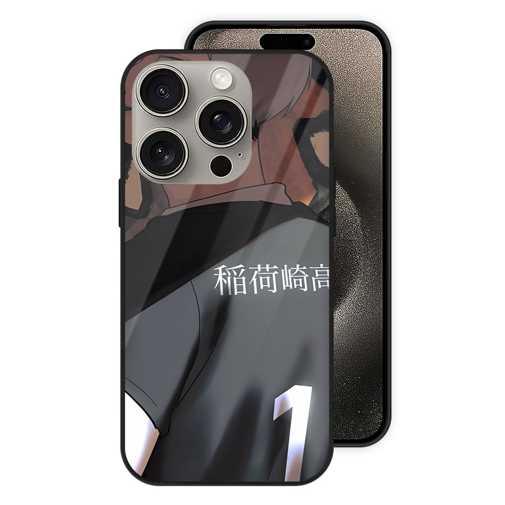 （画像用） ハイキュー!! Haikyu!! 【iPhone15Pro対応】スマホケース 耐衝撃＆黄変防止 背面ガラス
