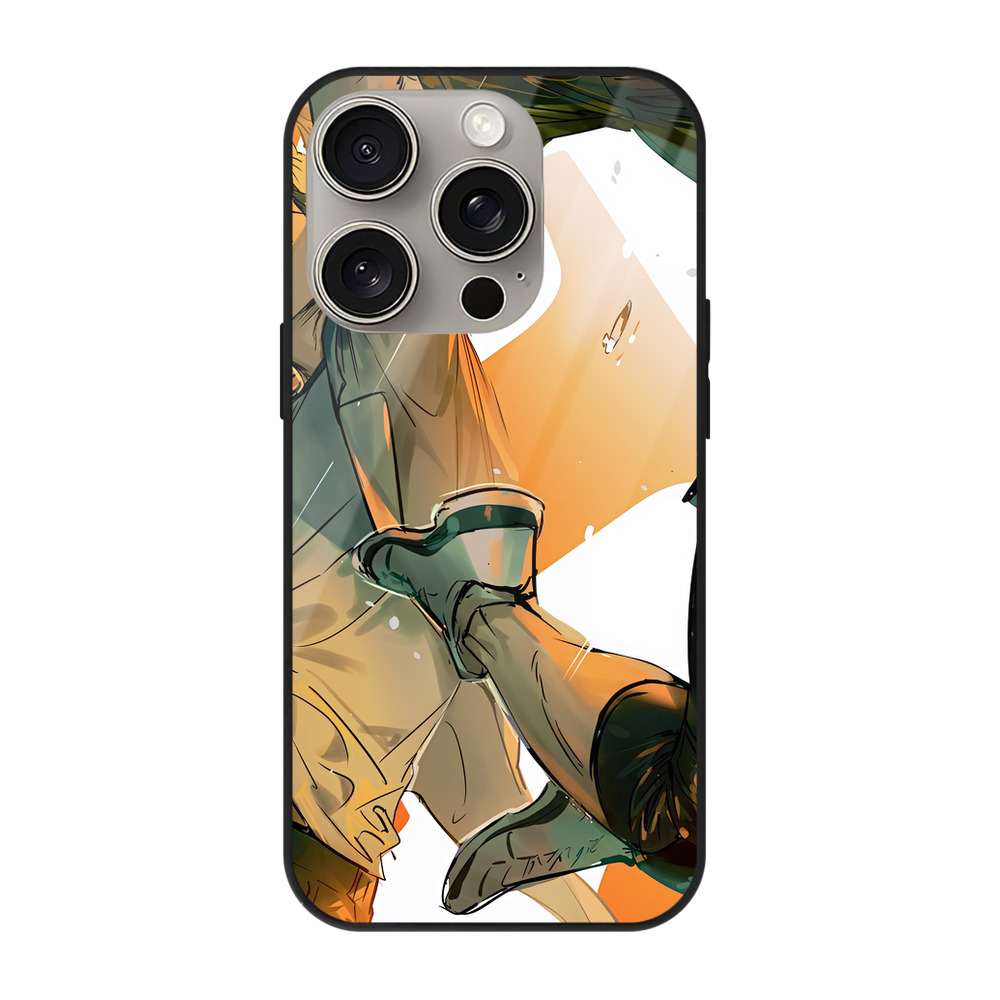 （画像用） ハイキュー!! Haikyu!! 【iPhone15Pro対応】スマホケース 耐衝撃＆黄変防止 背面ガラス