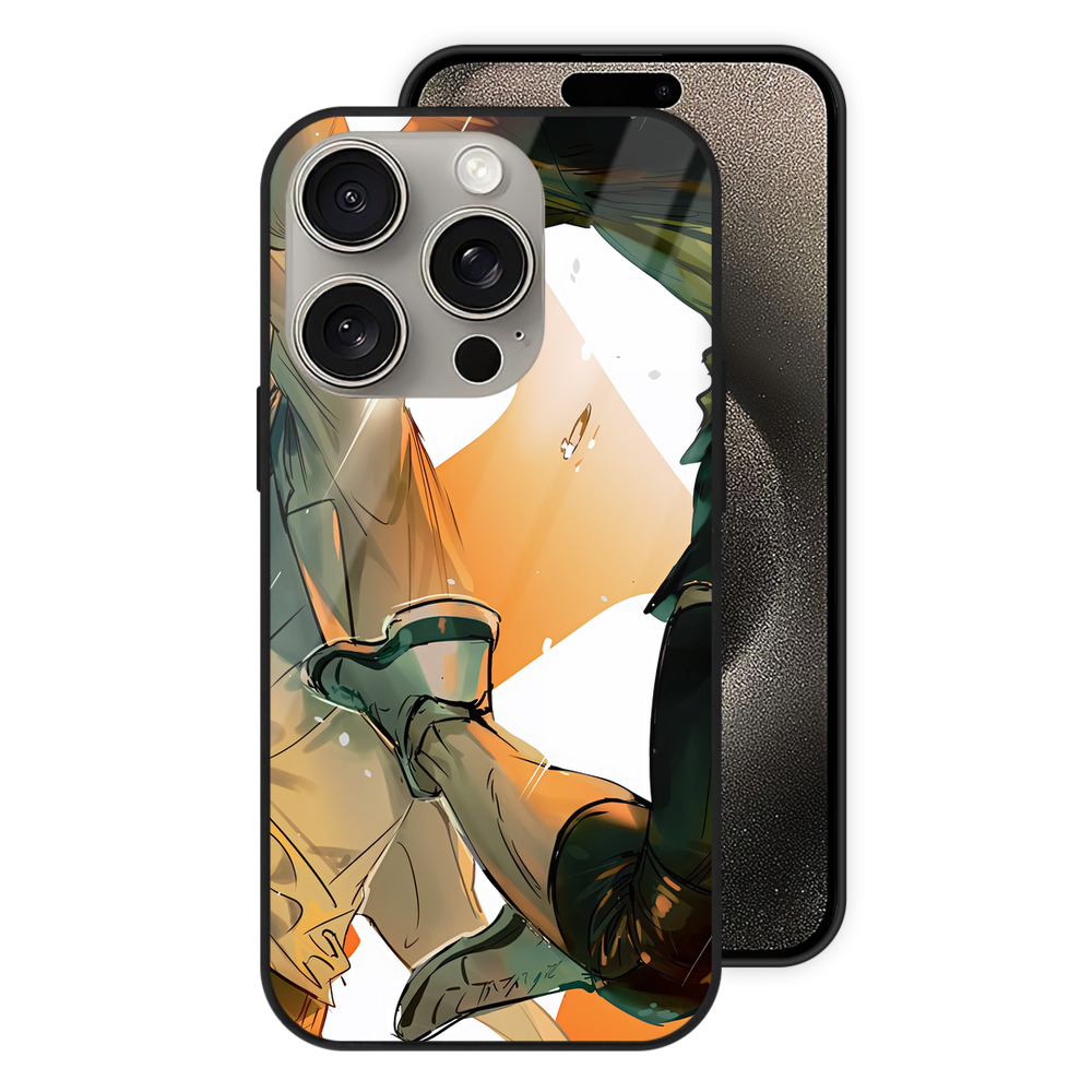 （画像用） ハイキュー!! Haikyu!! 【iPhone15Pro対応】スマホケース 耐衝撃＆黄変防止 背面ガラス