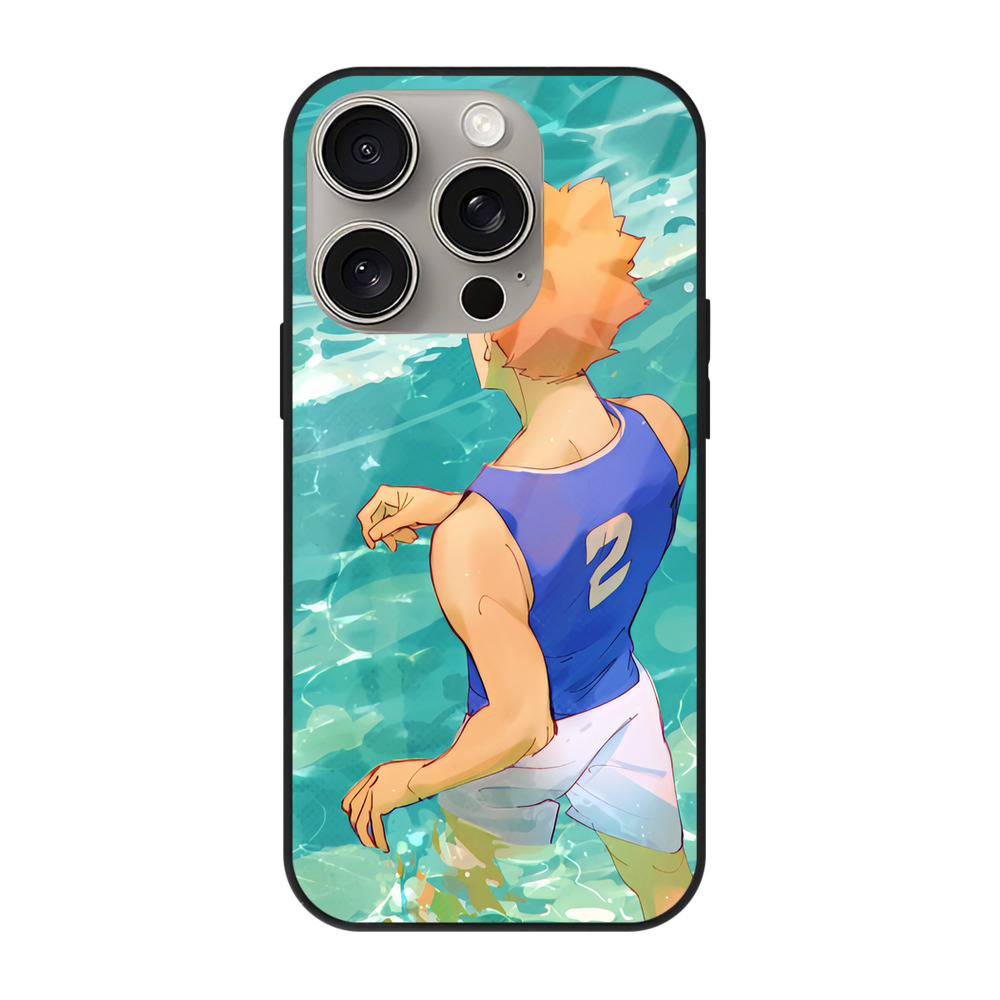 （画像用） ハイキュー!! Haikyu!! 【iPhone15Pro対応】スマホケース 耐衝撃＆黄変防止 背面ガラス