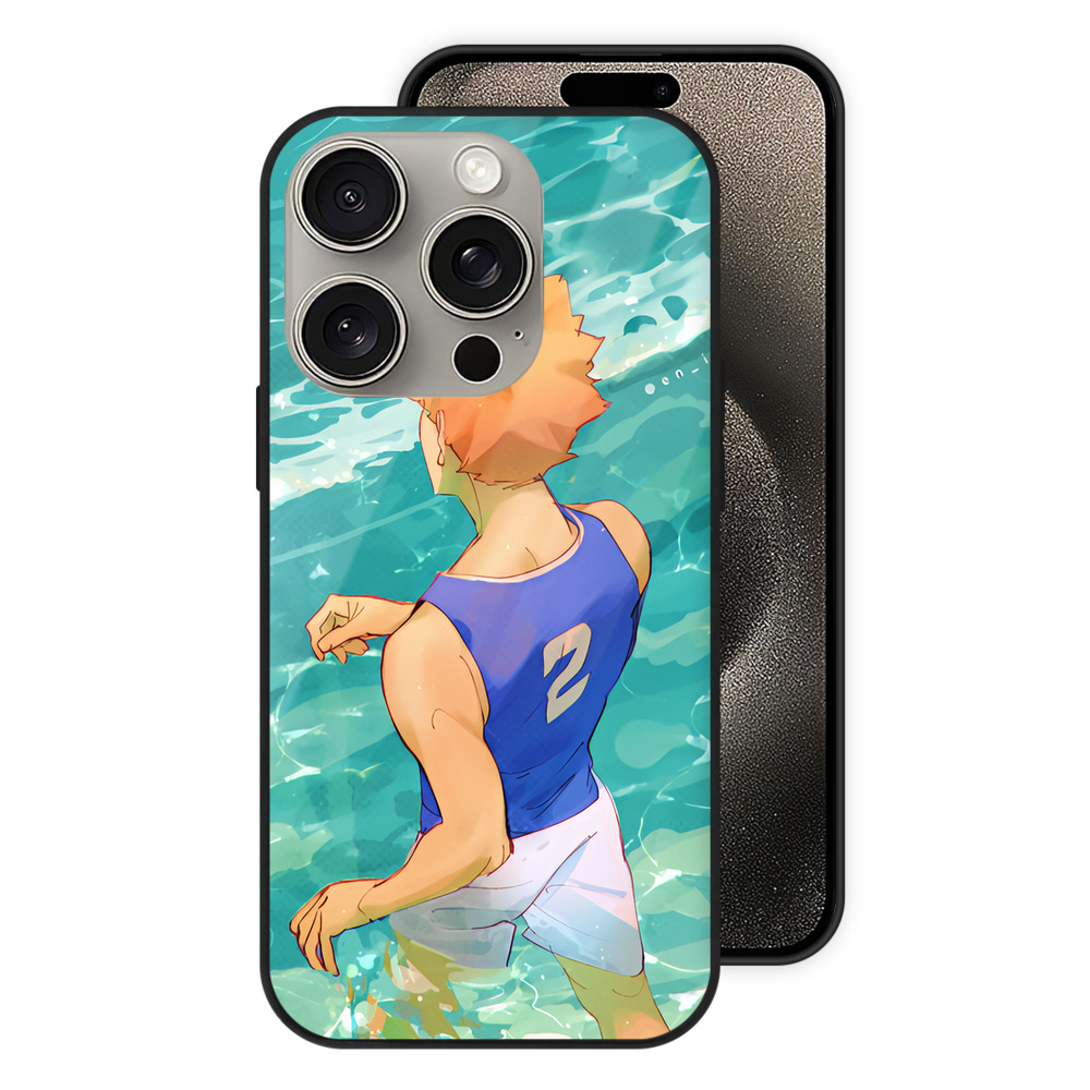 （画像用） ハイキュー!! Haikyu!! 【iPhone15Pro対応】スマホケース 耐衝撃＆黄変防止 背面ガラス