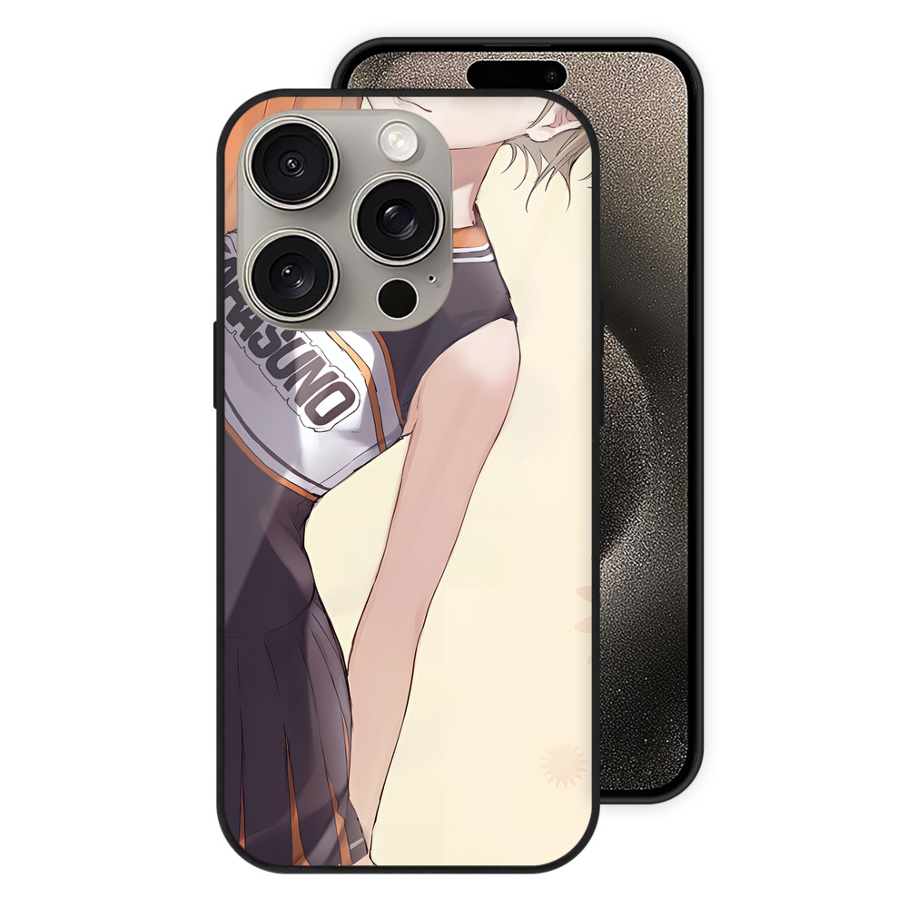 （画像用） ハイキュー!! Haikyu!! 【iPhone15Pro対応】スマホケース 耐衝撃＆黄変防止 背面ガラス