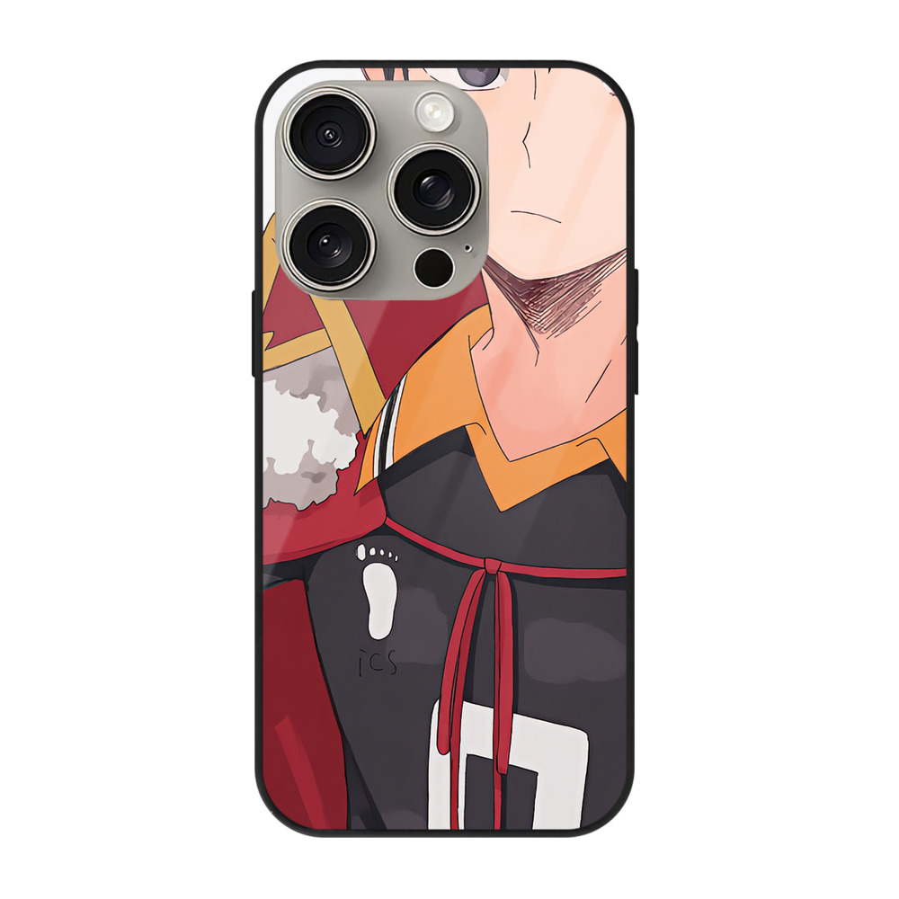 （画像用） ハイキュー!! Haikyu!! 【iPhone15Pro対応】スマホケース 耐衝撃＆黄変防止 背面ガラス