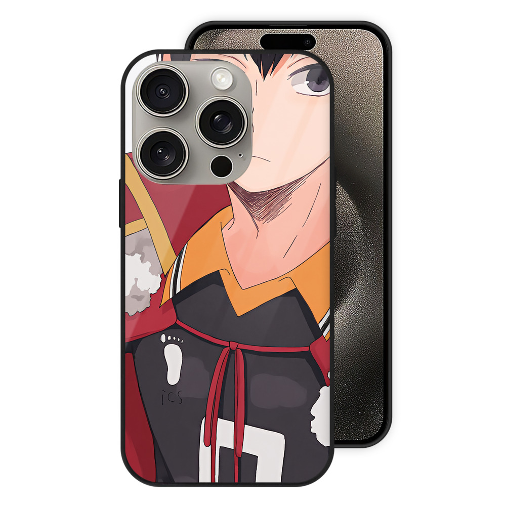 （画像用） ハイキュー!! Haikyu!! 【iPhone15Pro対応】スマホケース 耐衝撃＆黄変防止 背面ガラス