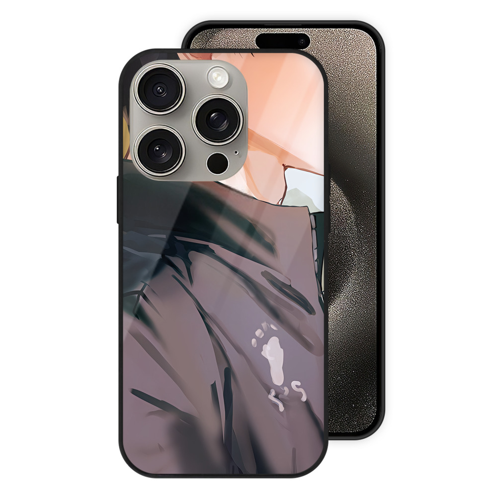 （画像用） ハイキュー!! Haikyu!! 【iPhone15Pro対応】スマホケース 耐衝撃＆黄変防止 背面ガラス