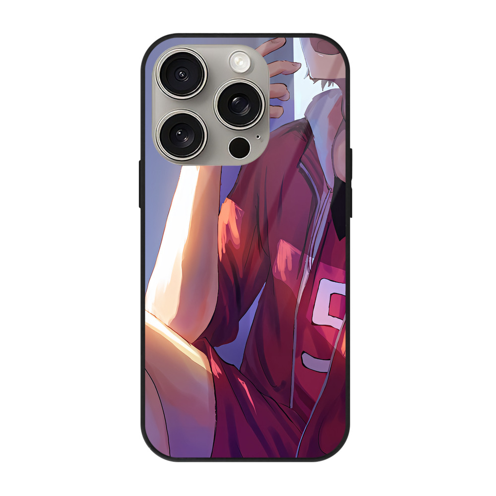 （画像用） ハイキュー!! Haikyu!! 【iPhone15Pro対応】スマホケース 耐衝撃＆黄変防止 背面ガラス