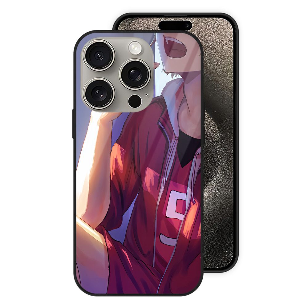 （画像用） ハイキュー!! Haikyu!! 【iPhone15Pro対応】スマホケース 耐衝撃＆黄変防止 背面ガラス