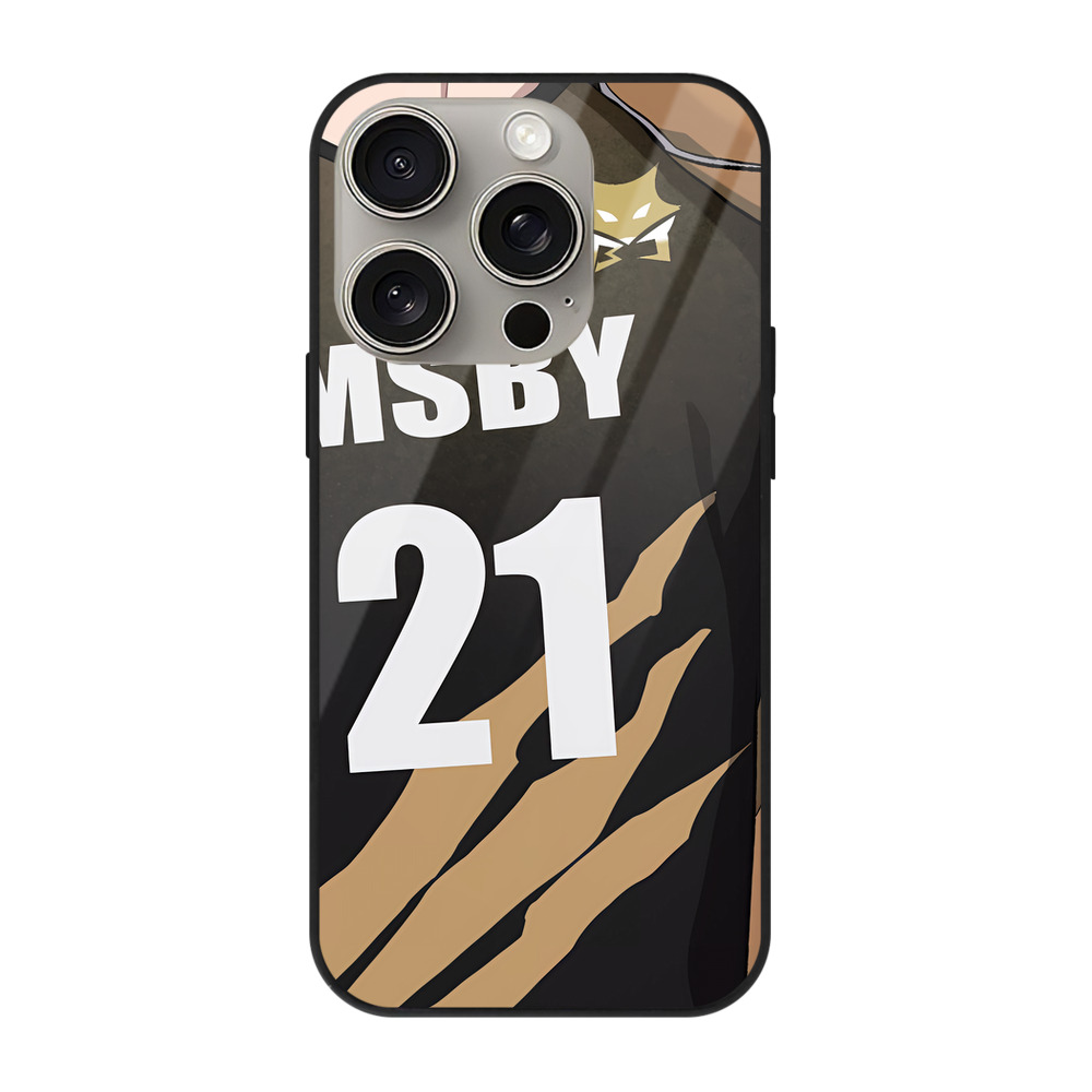 （画像用） ハイキュー!! Haikyu!! 【iPhone15Pro対応】スマホケース 耐衝撃＆黄変防止 背面ガラス