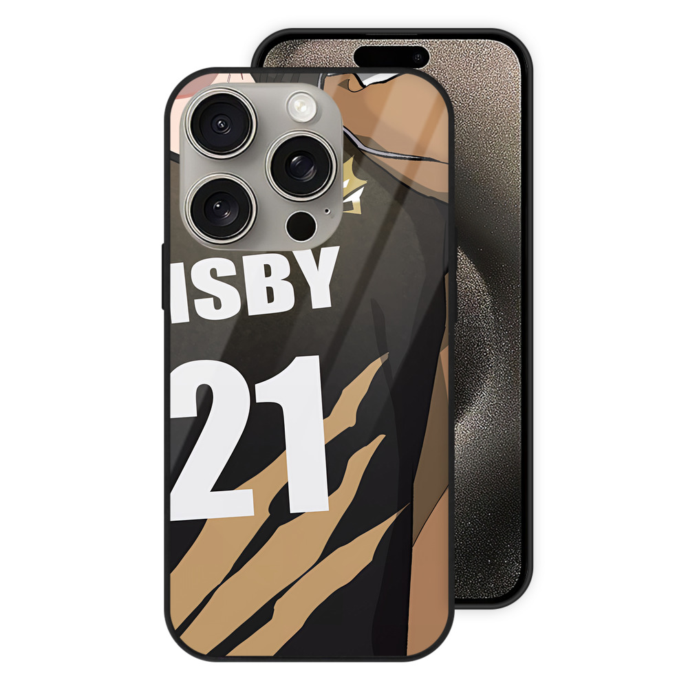 （画像用） ハイキュー!! Haikyu!! 【iPhone15Pro対応】スマホケース 耐衝撃＆黄変防止 背面ガラス