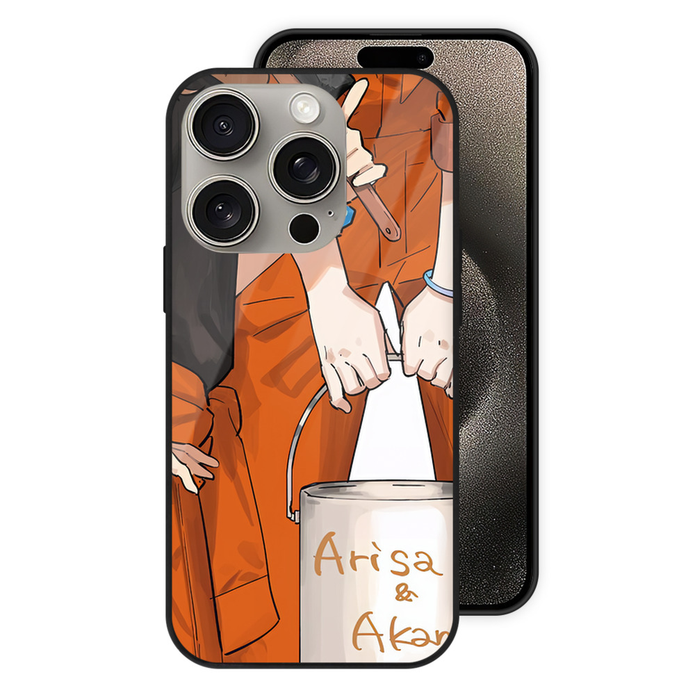 （画像用） ハイキュー!! Haikyu!! 【iPhone15Pro対応】スマホケース 耐衝撃＆黄変防止 背面ガラス