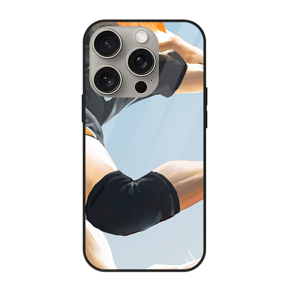 （画像用） ハイキュー!! Haikyu!! 【iPhone15Pro対応】スマホケース 耐衝撃＆黄変防止 背面ガラス