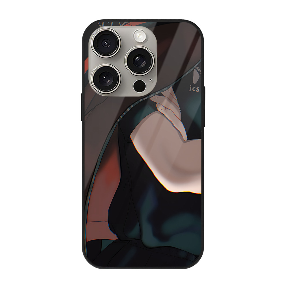 （画像用） ハイキュー!! Haikyu!! 【iPhone15Pro対応】スマホケース 耐衝撃＆黄変防止 背面ガラス