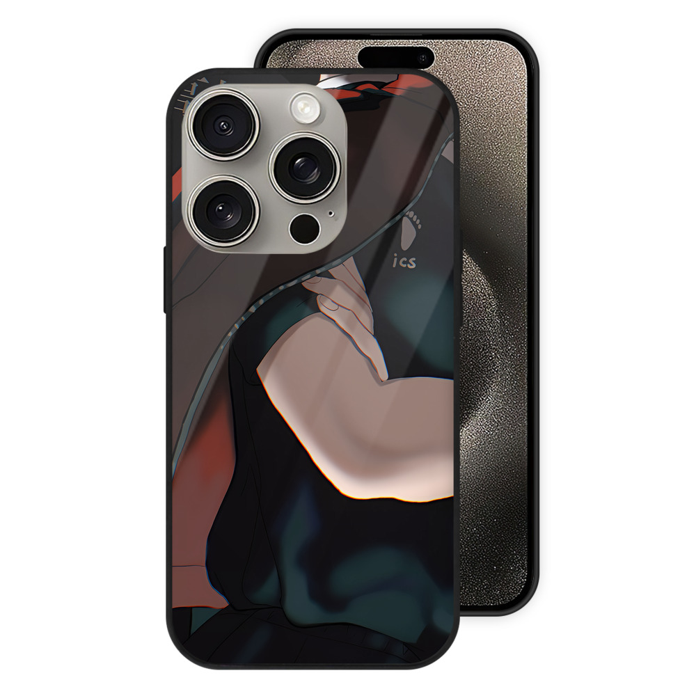 （画像用） ハイキュー!! Haikyu!! 【iPhone15Pro対応】スマホケース 耐衝撃＆黄変防止 背面ガラス