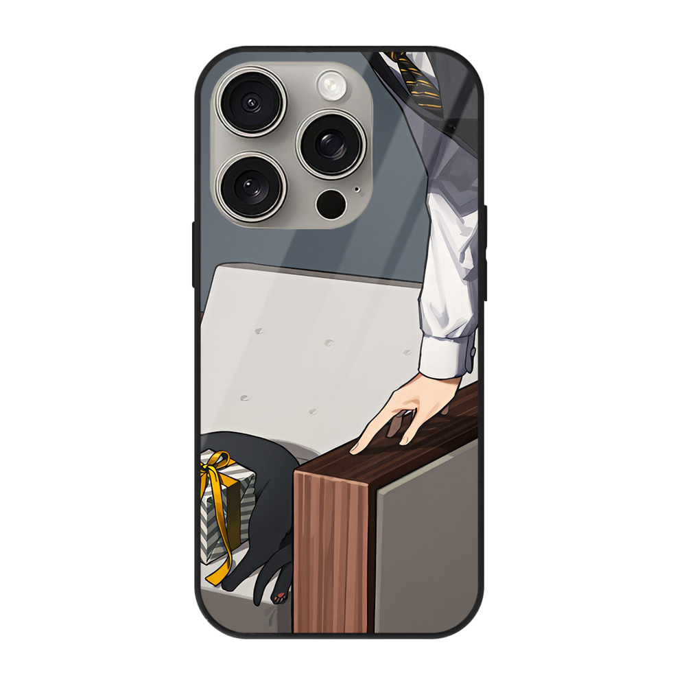 （画像用） ハイキュー!! Haikyu!! 【iPhone15Pro対応】スマホケース 耐衝撃＆黄変防止 背面ガラス