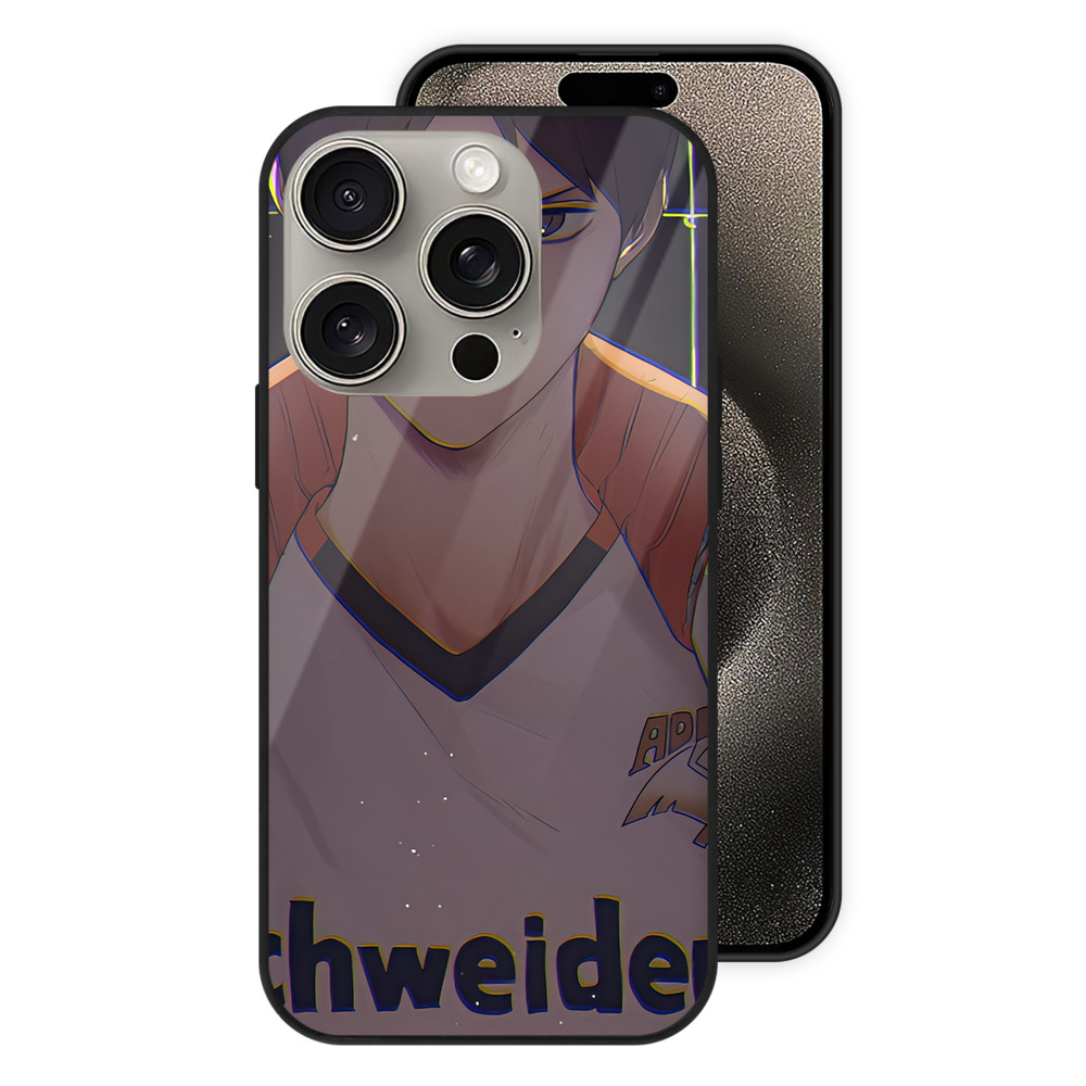 （画像用） ハイキュー!! Haikyu!! 【iPhone15Pro対応】スマホケース 耐衝撃＆黄変防止 背面ガラス