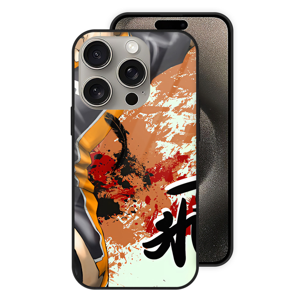 （画像用） ハイキュー!! Haikyu!! 【iPhone15Pro対応】スマホケース 耐衝撃＆黄変防止 背面ガラス
