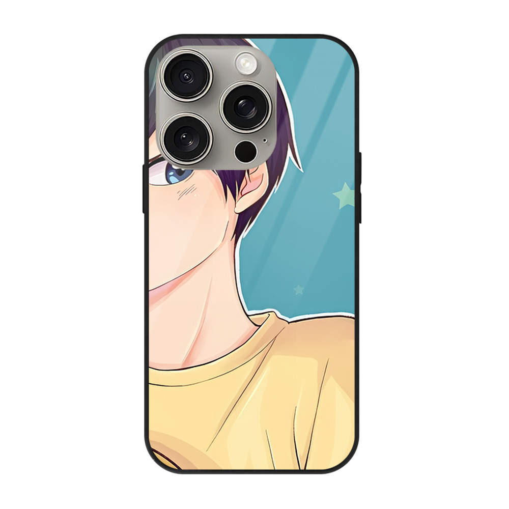 （画像用） ハイキュー!! Haikyu!! 【iPhone15Pro対応】スマホケース 耐衝撃＆黄変防止 背面ガラス