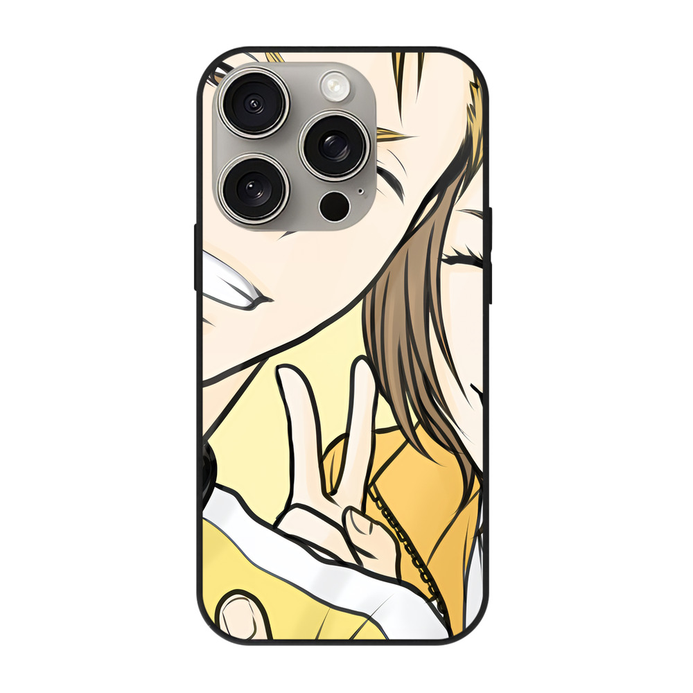（画像用） ハイキュー!! Haikyu!! 【iPhone15Pro対応】スマホケース 耐衝撃＆黄変防止 背面ガラス