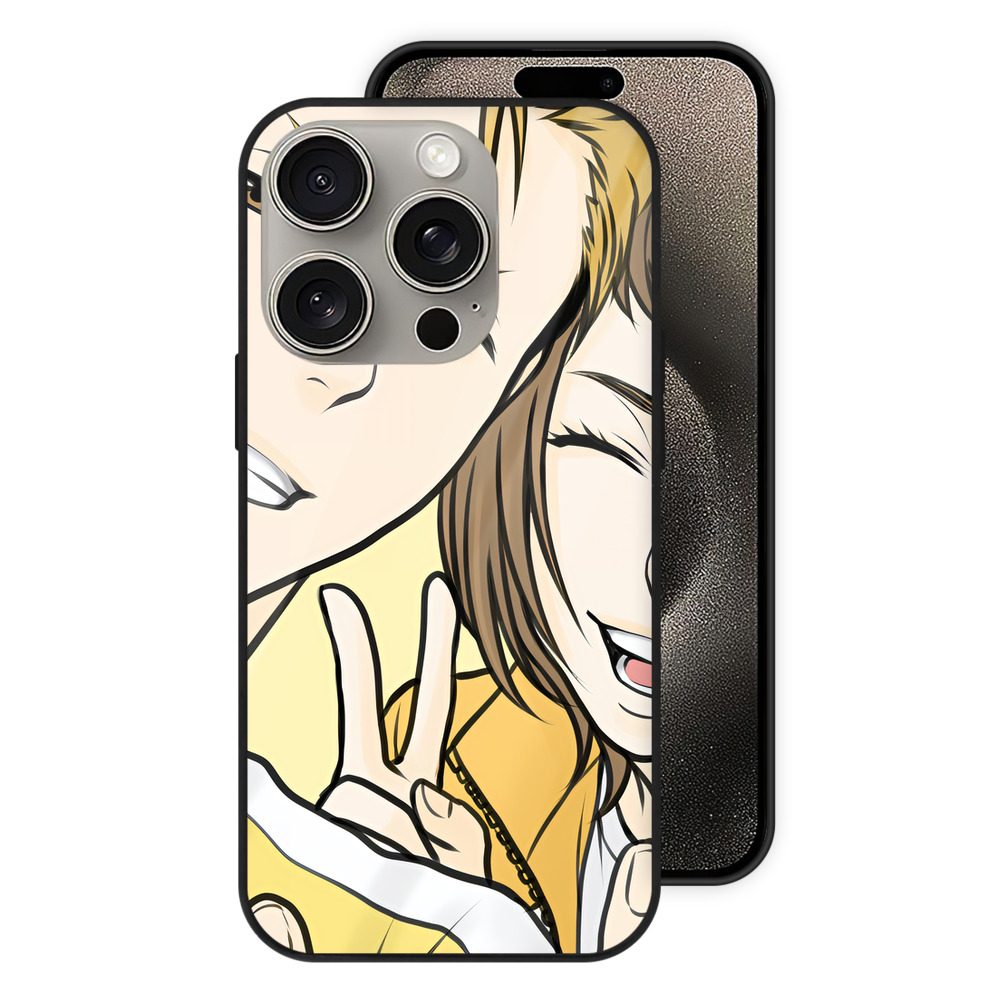 （画像用） ハイキュー!! Haikyu!! 【iPhone15Pro対応】スマホケース 耐衝撃＆黄変防止 背面ガラス