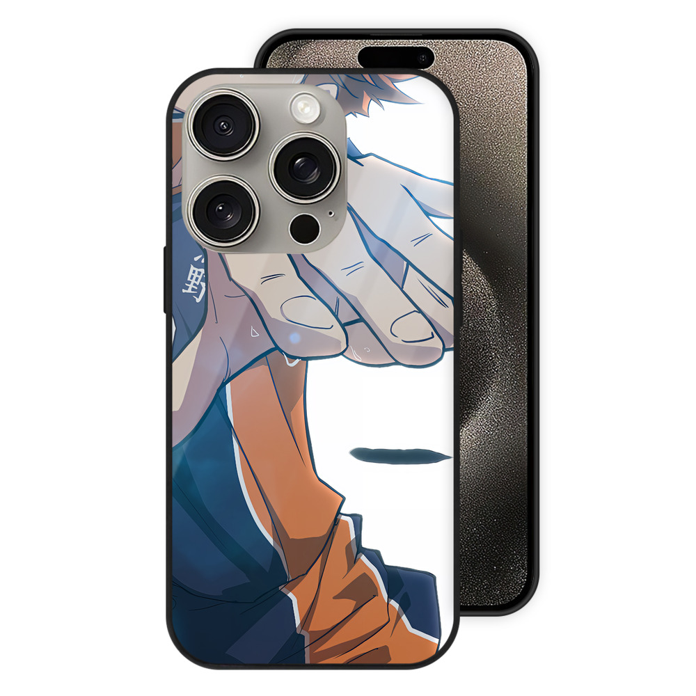（画像用） ハイキュー!! Haikyu!! 【iPhone15Pro対応】スマホケース 耐衝撃＆黄変防止 背面ガラス