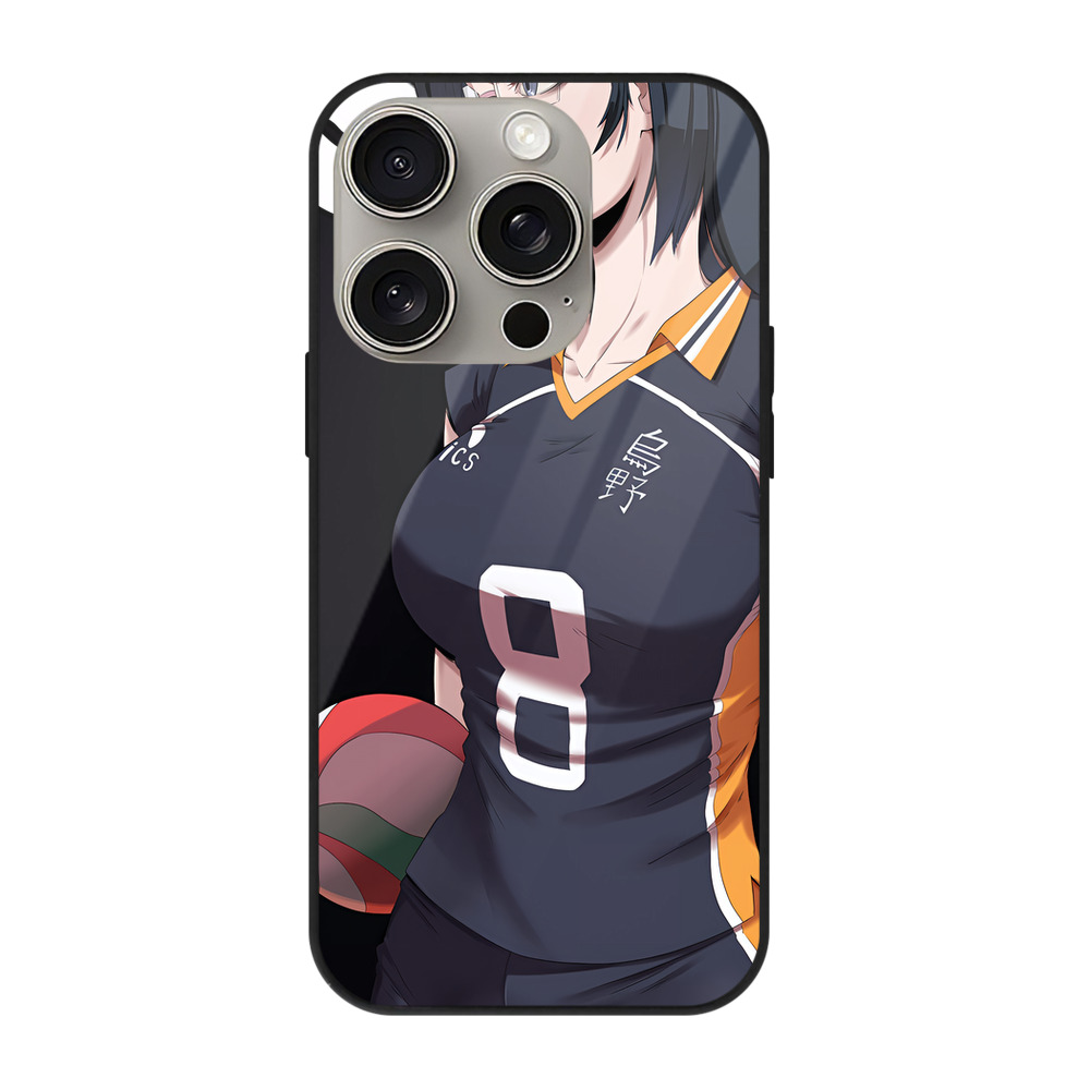 （画像用） ハイキュー!! Haikyu!! 【iPhone15Pro対応】スマホケース 耐衝撃＆黄変防止 背面ガラス