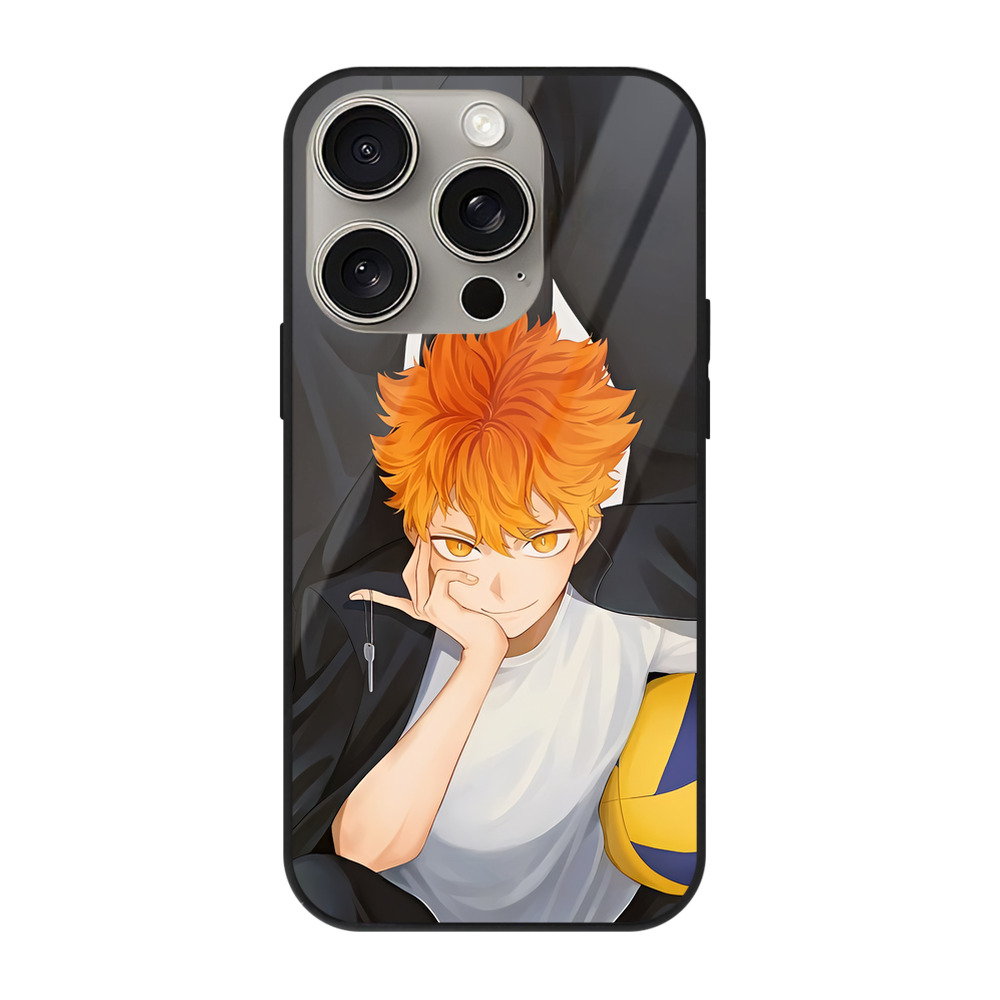 （画像用） ハイキュー!! Haikyu!! 【iPhone15Pro対応】スマホケース 耐衝撃＆黄変防止 背面ガラス