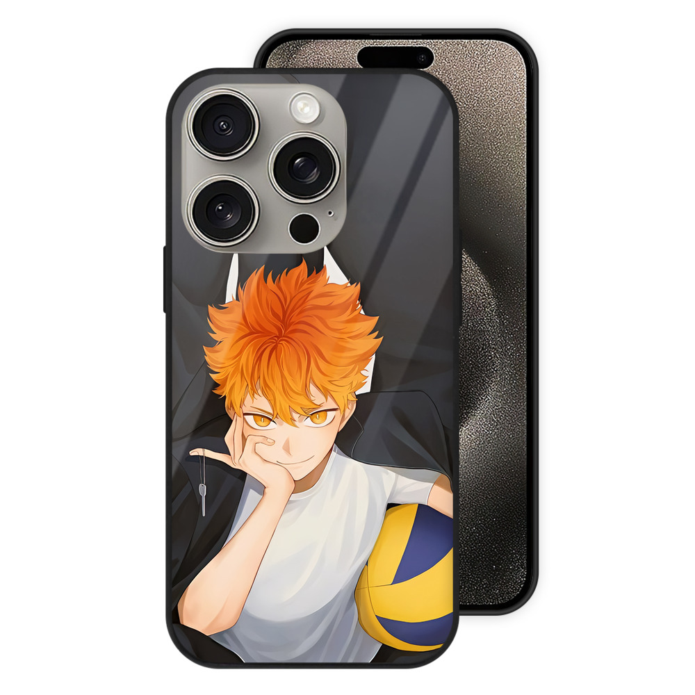 （画像用） ハイキュー!! Haikyu!! 【iPhone15Pro対応】スマホケース 耐衝撃＆黄変防止 背面ガラス