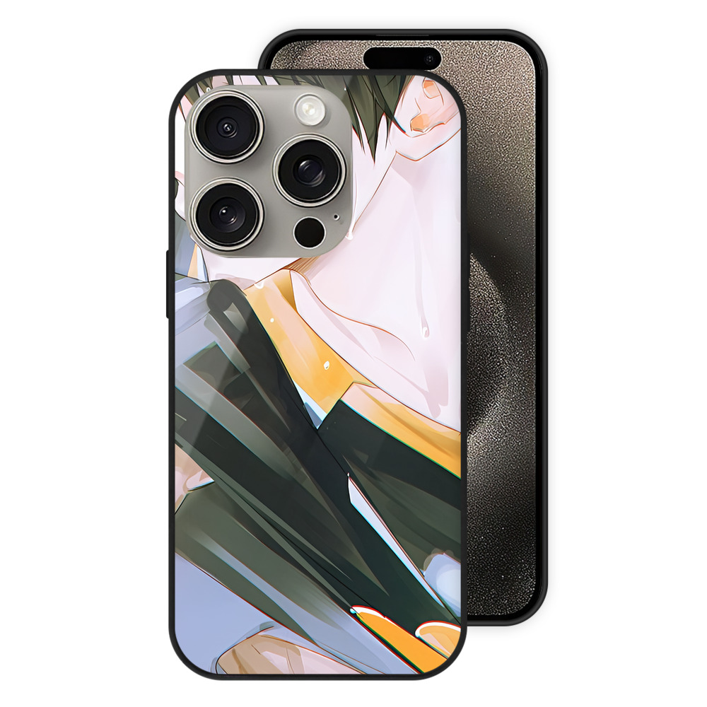 （画像用） ハイキュー!! Haikyu!! 【iPhone15Pro対応】スマホケース 耐衝撃＆黄変防止 背面ガラス