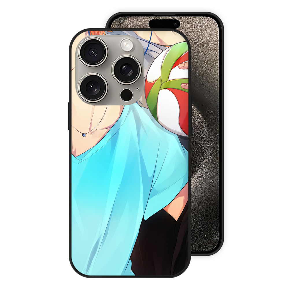 （画像用） ハイキュー!! Haikyu!! 【iPhone15Pro対応】スマホケース 耐衝撃＆黄変防止 背面ガラス