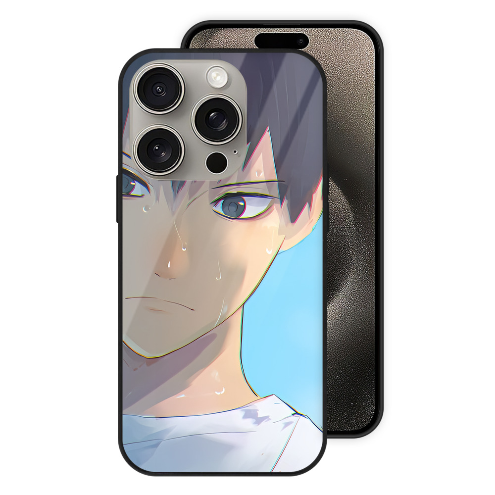 （画像用） ハイキュー!! Haikyu!! 【iPhone15Pro対応】スマホケース 耐衝撃＆黄変防止 背面ガラス