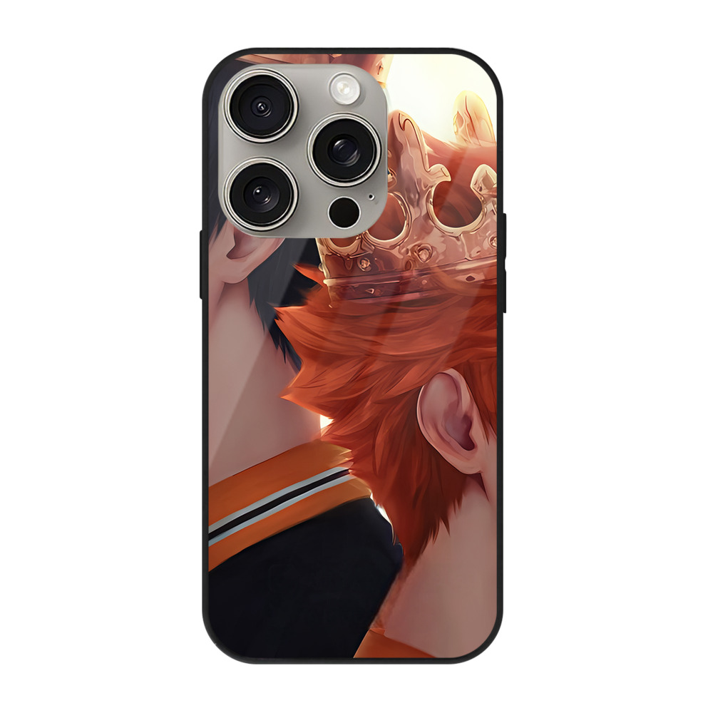 （画像用） ハイキュー!! Haikyu!! 【iPhone15Pro対応】スマホケース 耐衝撃＆黄変防止 背面ガラス