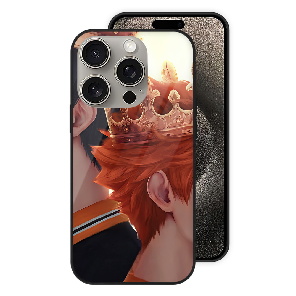 （画像用） ハイキュー!! Haikyu!! 【iPhone15Pro対応】スマホケース 耐衝撃＆黄変防止 背面ガラス
