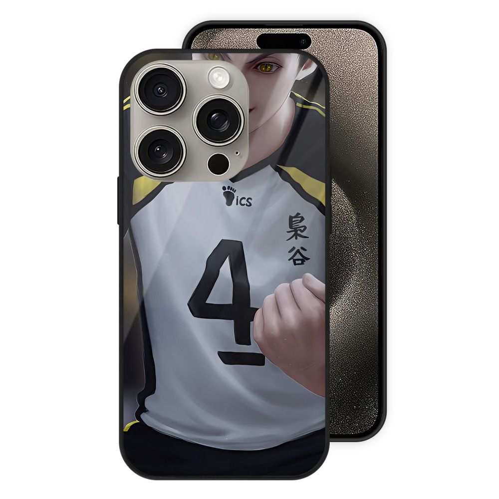 （画像用） ハイキュー!! Haikyu!! 【iPhone15Pro対応】スマホケース 耐衝撃＆黄変防止 背面ガラス