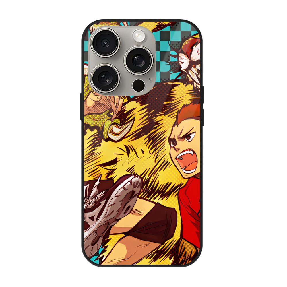 （画像用） ハイキュー!! Haikyu!! 【iPhone15Pro対応】スマホケース 耐衝撃＆黄変防止 背面ガラス