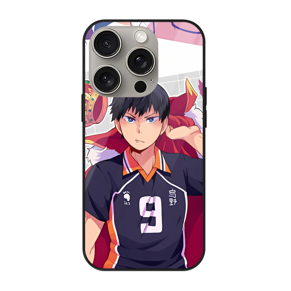 （画像用） ハイキュー!! Haikyu!! 【iPhone15Pro対応】スマホケース 耐衝撃＆黄変防止 背面ガラス