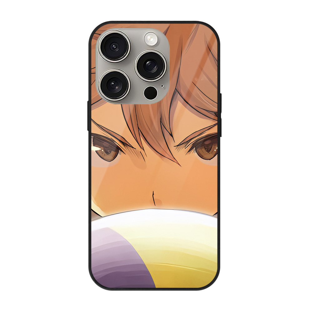 （画像用） ハイキュー!! Haikyu!! 【iPhone15Pro対応】スマホケース 耐衝撃＆黄変防止 背面ガラス