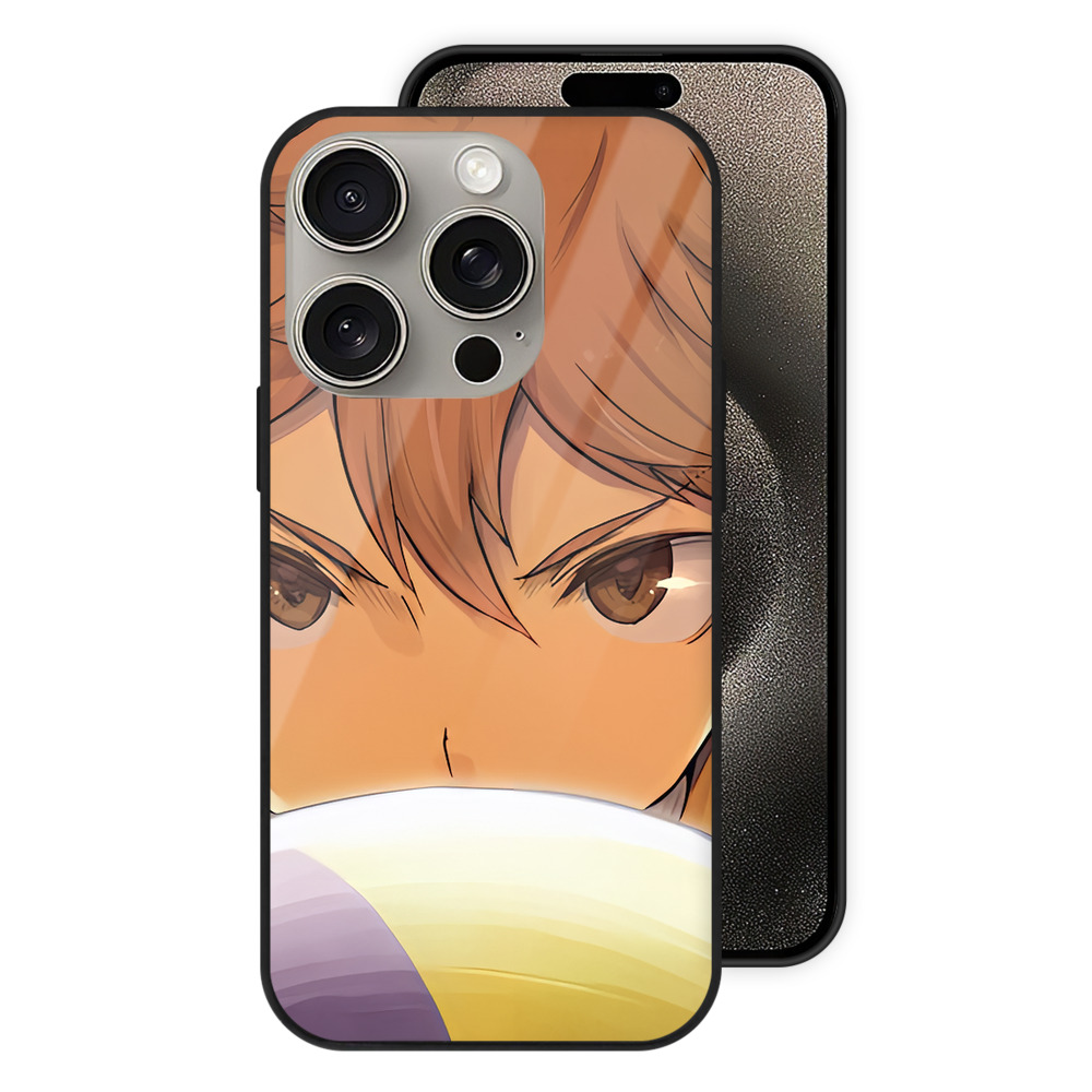 （画像用） ハイキュー!! Haikyu!! 【iPhone15Pro対応】スマホケース 耐衝撃＆黄変防止 背面ガラス