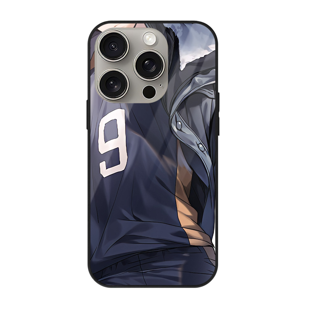 （画像用） ハイキュー!! Haikyu!! 【iPhone15Pro対応】スマホケース 耐衝撃＆黄変防止 背面ガラス